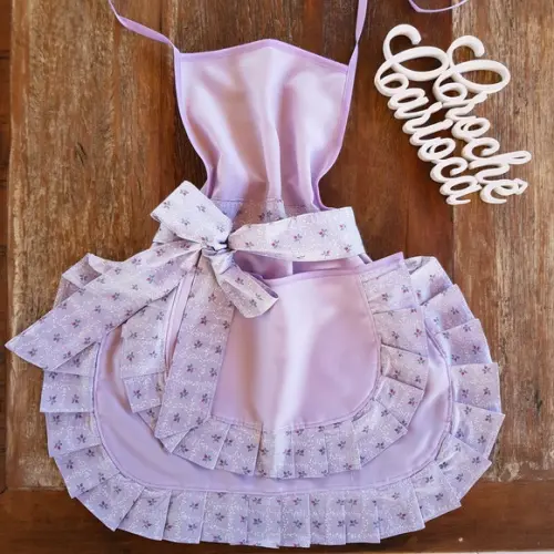 Avental Primavera Lilás Candy