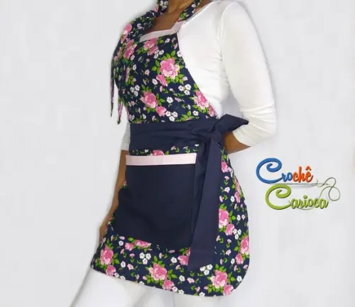 Avental Vintage Resistente Durável Escolha Cores e Estampas