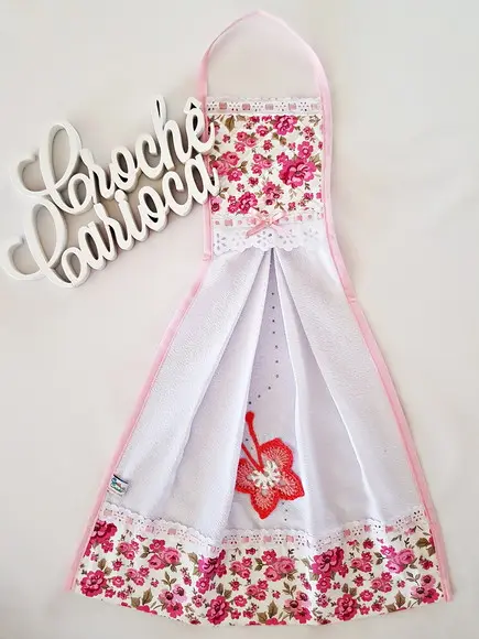 Bate-mão Floral Rosa ou Escolha Cor Alta Qualidade