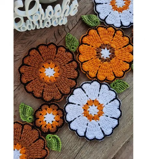 Caminho de Mesa Crochê Russo Colorido Escolha Cores