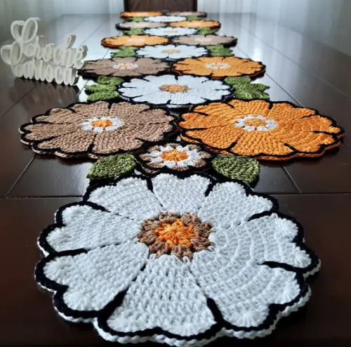 Caminho de Mesa Gigante Colorido Russo 2,80 x 0,45