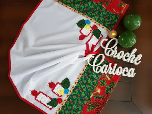 Caminho de mesa para natal - Personalize medidas e cores