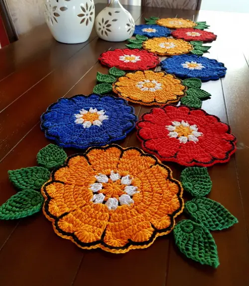 Caminho de Mesa Russo Escolha Cores 1,40 x 0,45
