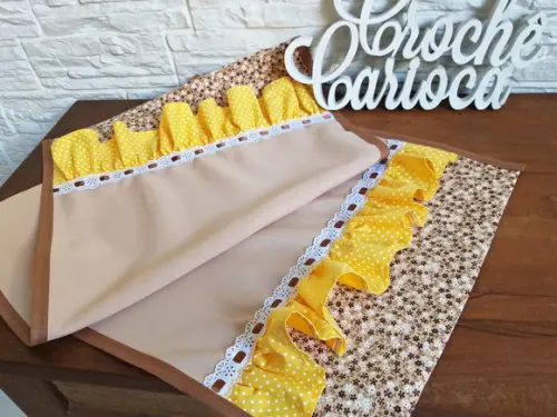 Caminho de Mesa Trilho Escolha Cores 1,40x0,35