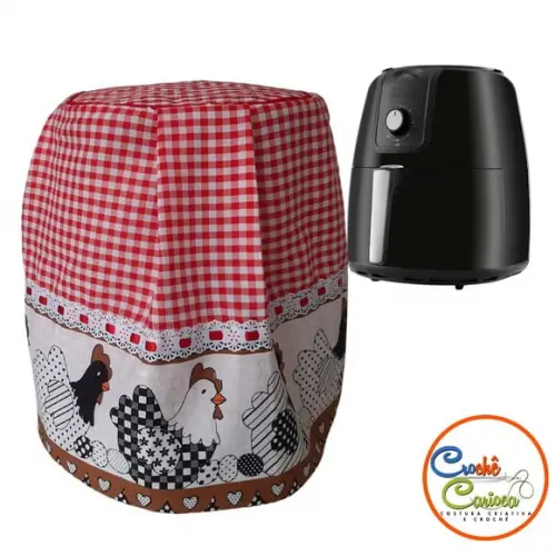 Capa Airfryer Fritadeira Elétrica Escolha Cor e Sob Medida