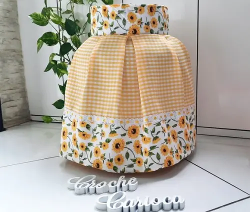 Capa Botijão de Gás Amarelo Girassóis ou Escolha Cores