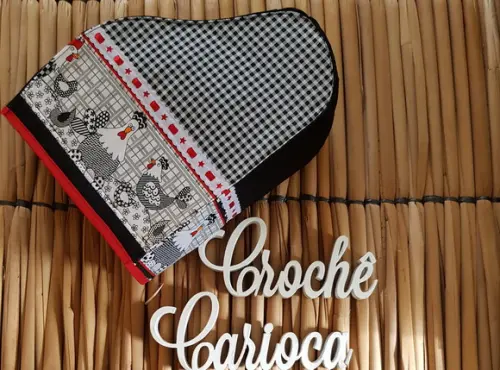 Capa Cafeteira Dolce Gusto Estruturada Patch Galinhas