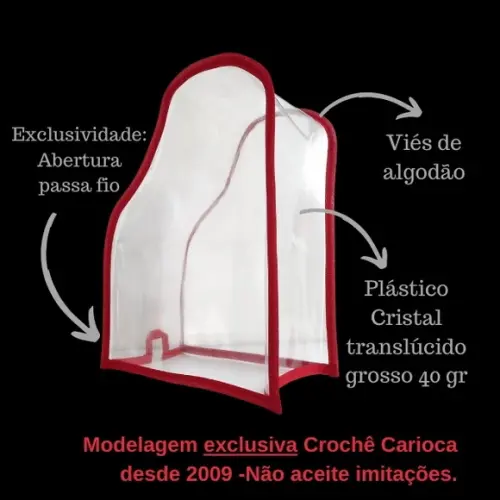 Capa Cafeteira Dolce Gusto Plástico Transparente Grosso