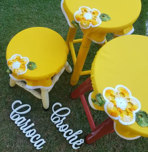 Capa de Banco ou Banqueta Unidade Escolha Cor