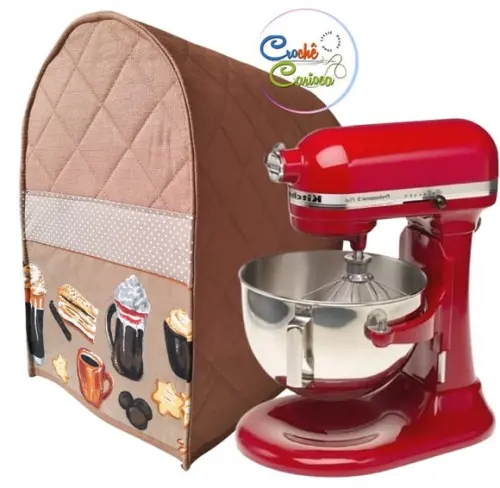Capa de Batedeira Kitchenaid Patch Alto Padrão Escolha Cores