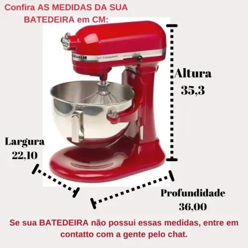Capa de Batedeira Planetária Kitchenaid Patchwork
