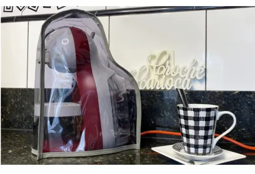 Capa de Cafeteira Dolce Gusto Mini Me Plástico Fumê Grosso