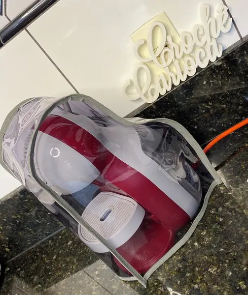 Capa de Cafeteira Dolce Gusto Mini Me Plástico Fumê Grosso