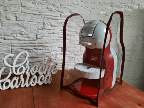 Capa de Cafeteira Dolce Gusto Plástico Cristal Grosso