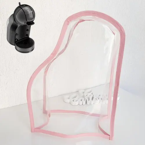 Capa de Dolce Gusto Plástico Cristal Grosso Escolha Cor Viés