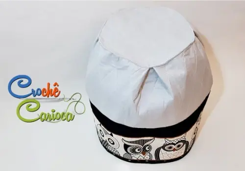 Capa de Fritadeira Elétrica Airfryer Estruturada Patchwork