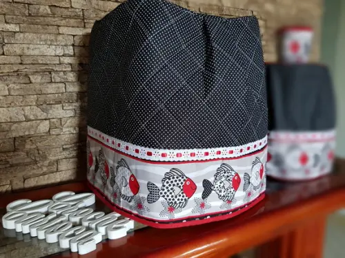 Capa de Fritadeira Elétrica Patchwork Escolha Cores