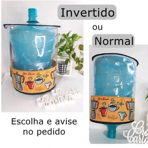 Capa de Galão com Visor Escolha: Invertido ou Mesa
