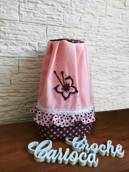 Capa de Liquidificador Fofura Rosa e Marrom ou Escolha Cores