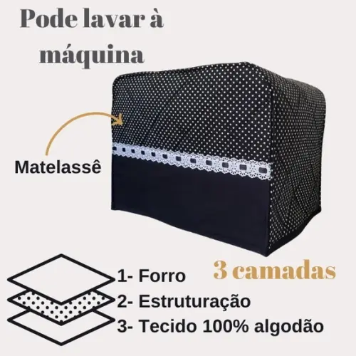 Capa de Torradeira Alta Qualidade Escolha Cores e Sob Medida