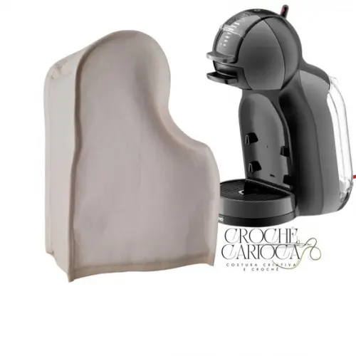 Capa Dolce Gusto Mini Me Algodão Cru Grosso Minimalista