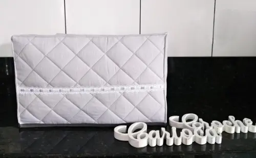 Capa Estruturada Cinza Micro-ondas ou Forno Elétrico