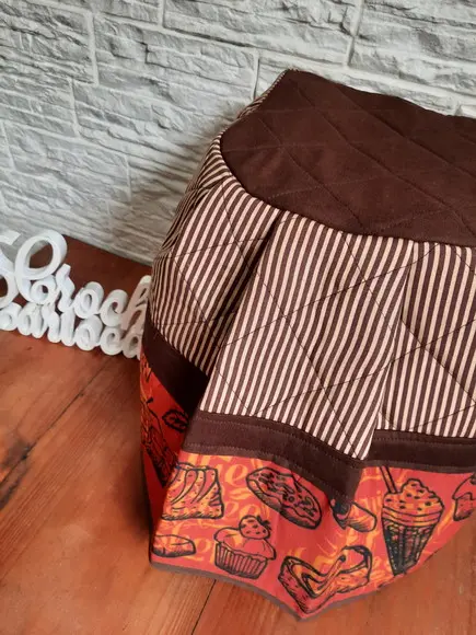 Capa para Air Fryer Patchwork Estruturada