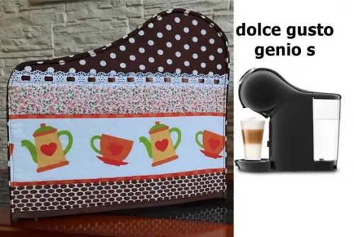 Capa para Cafeteira Dolce Gusto Genio Patch Escolha Cor