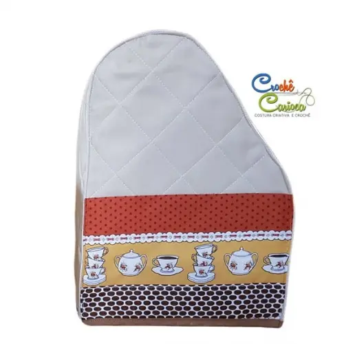 Capa para Cafeteira Dolce Gusto Mini Me Matelassê Patchwork