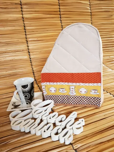 Capa para Cafeteira Dolce Gusto Mini Me Matelassê Patchwork