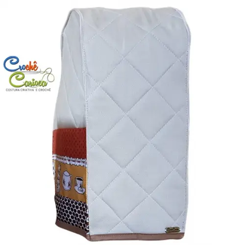 Capa para Cafeteira Dolce Gusto Mini Me Matelassê Patchwork