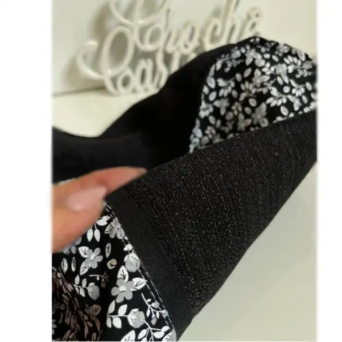 Capa para Dolce Gusto Mini Me Preto Ranhuras e Floral