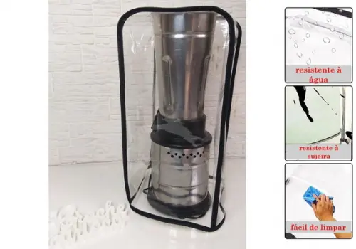 Capa para Liquidificador Plástico Cristal Feita Sob Medida