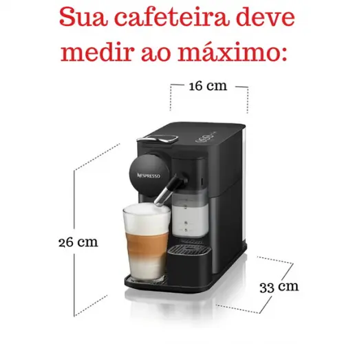 Capa para Nespresso Lattissima One Escolha Cores