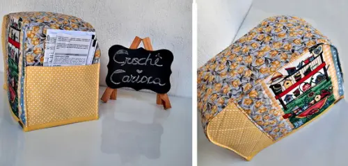 Capa Torradeira Porta Treco Estruturada Patch Escolha Cor