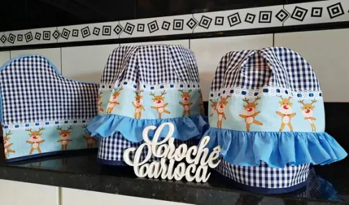 Capas Batedeira Fritadeira e Dolce Gusto Natal