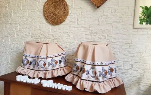 Capas de Batedeira e Fritadeira Elétrica Semiestruturadas