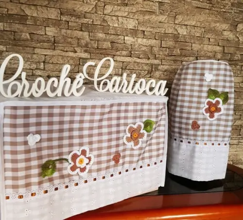 Capas de Cozinha: Micro-ondas e Liquidificador Escolha Cor