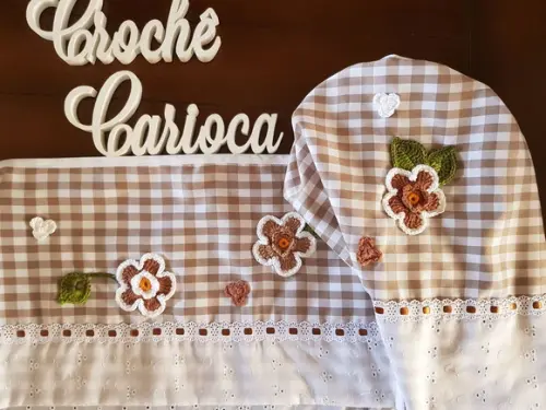 Capas de Cozinha: Micro-ondas e Liquidificador Escolha Cor
