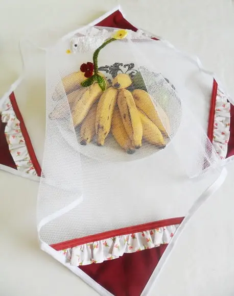 Cobre Alimento Frutas Bolo Queijo Proteção 55x55