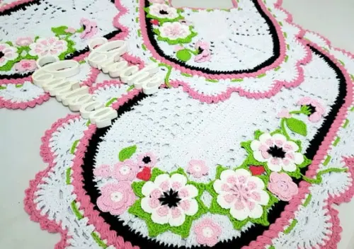 Conjunto de Banheiro Crochê Alto Padrão Escolha Cores