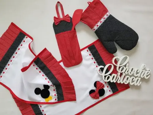Conjunto de Cozinha Temático Escolha Cores