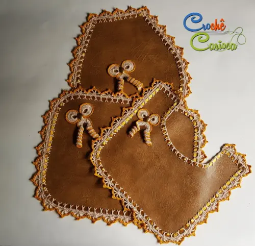Conjunto para Banheiro Caramelo
