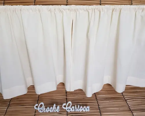 Cortina Algodão Cru Sob Medida Decoração Natural Exclusivo