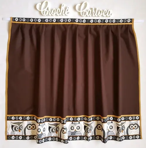 Cortina de Fecho de Contato (velcro) Sob Medida Escolha Cor