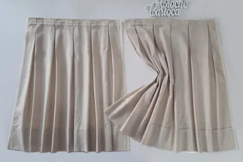 Cortina para Trilho com Rodízios Suíço e Clips Sob Medida