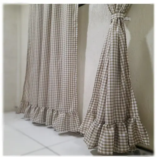 Cortina para Porta Balcão Cabeça Dupla Sob Medida