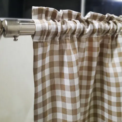 Cortina para Porta Balcão Cabeça Dupla Sob Medida