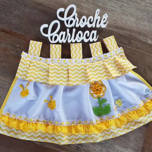 Cortininha Para Puxador De Forno - Escolha Cores!