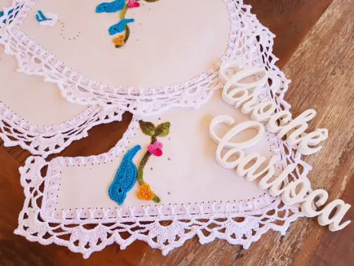 Jogo de Banheiro Passarinhos Jardim Branco ou Escolha Cores